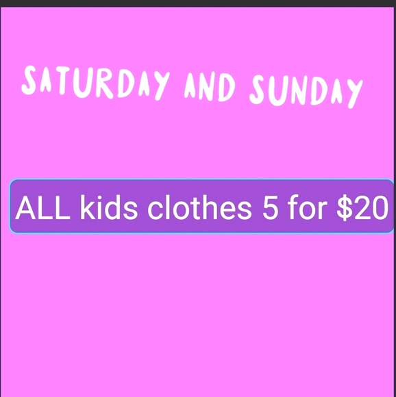 Childs clothes bundle